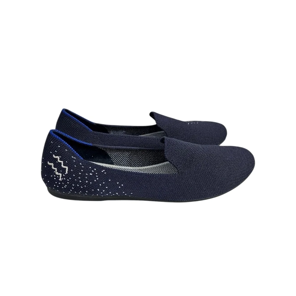 Rothy's Zodiac Aquarius Navy Blue Special Edition Loafers